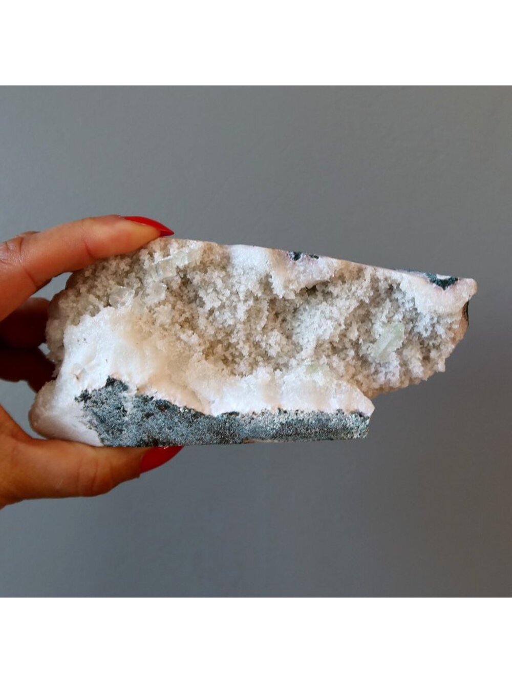 Apophyllite Cluster White Zeolite 5.8" Universe Bridge Cosmic Wisdom Raw Crystal